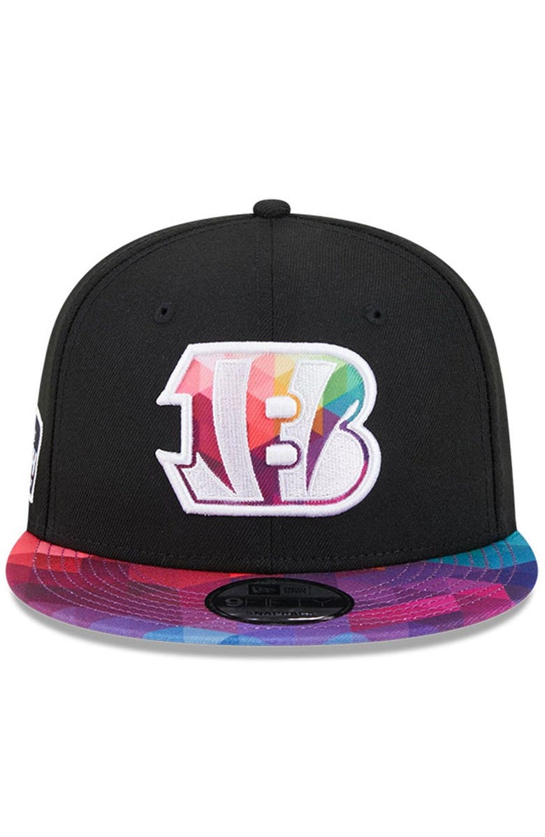 New Era Men's New Era  Black Cincinnati Bengals 2023 NFL Crucial Catch 9FIFTY Snapback Hat, Alternate, color, Black