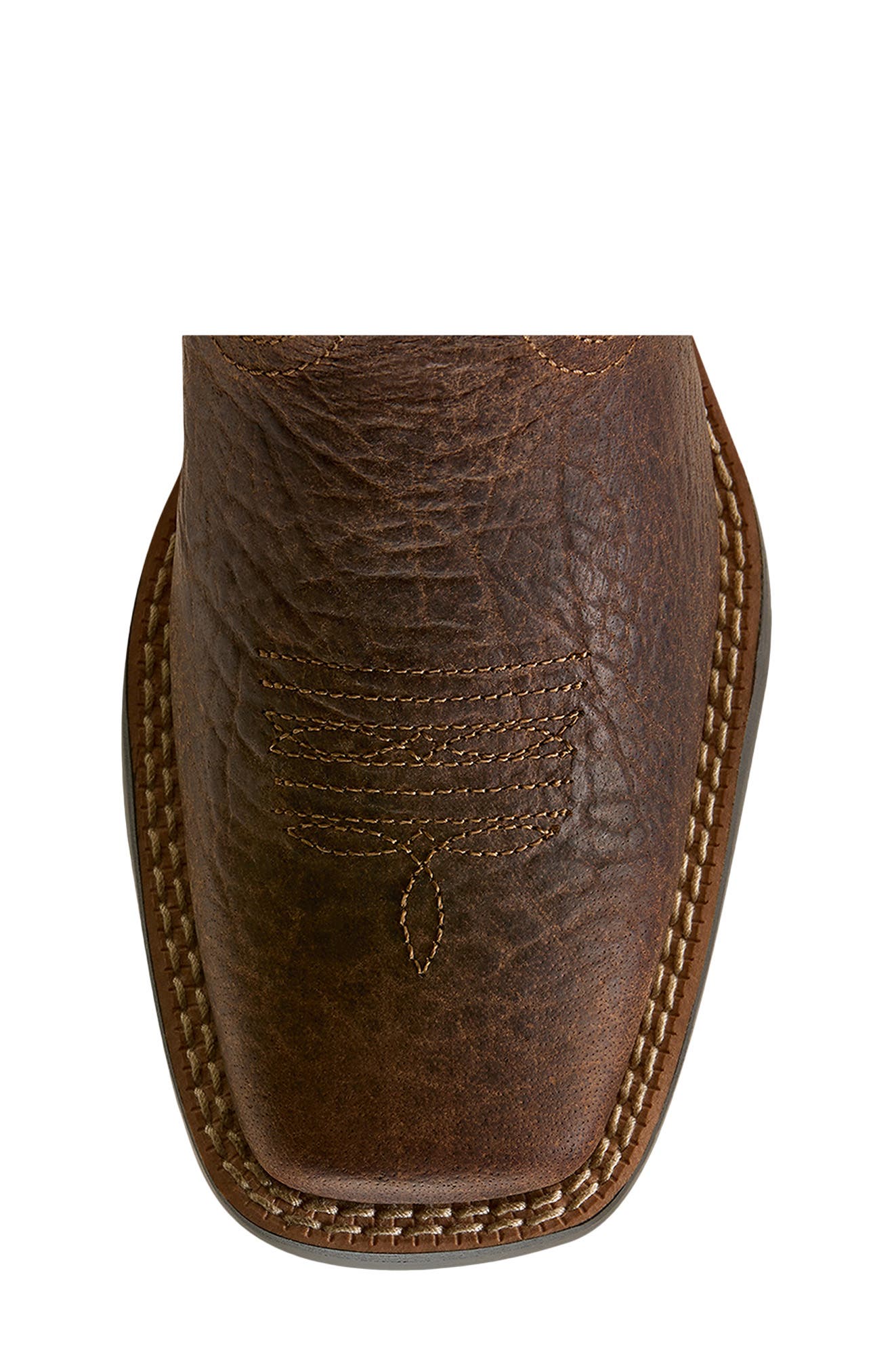 Kids' Driftwood Leather Western Boot, Alternate, color, EARTH