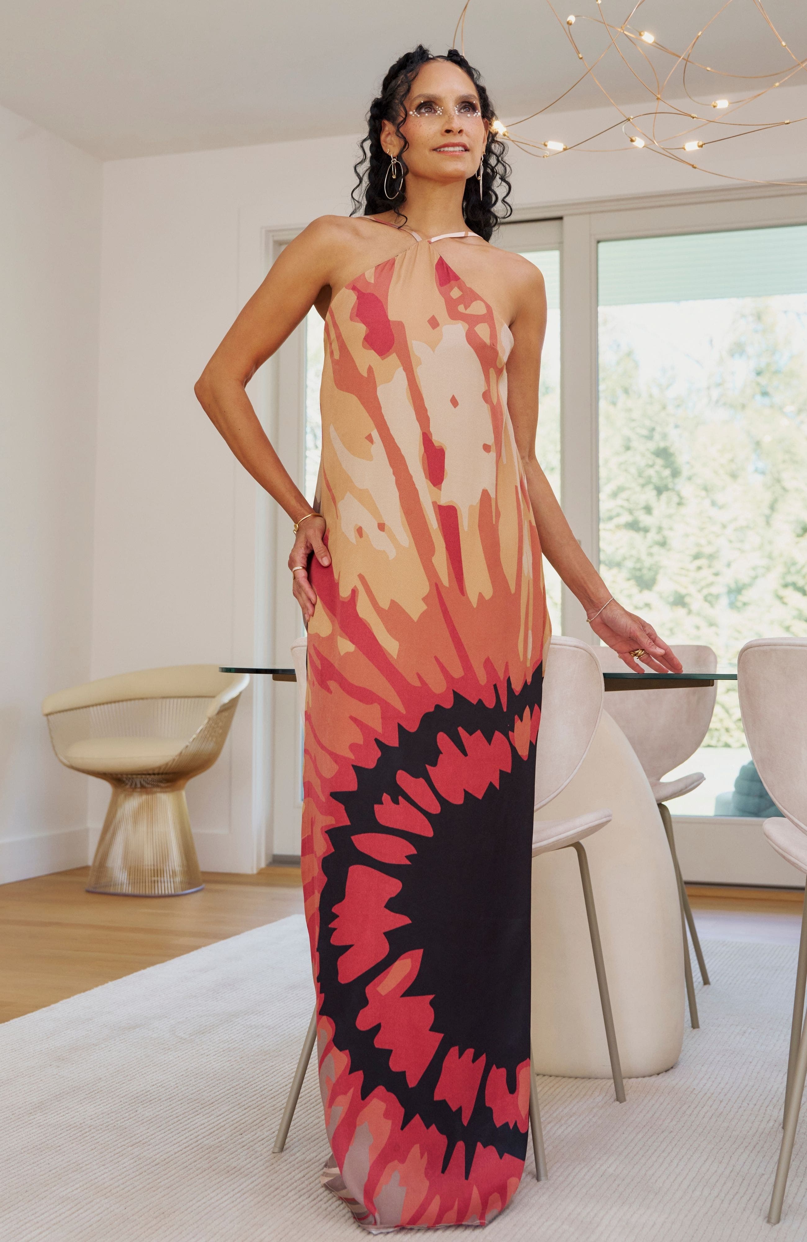 Aria Viscose Dress Elle Rose - image 2