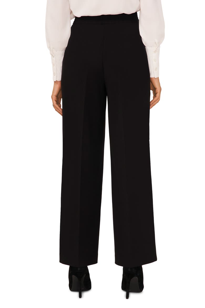 High Waist Wide Leg Pants, Alternate, color, RICH BLACK