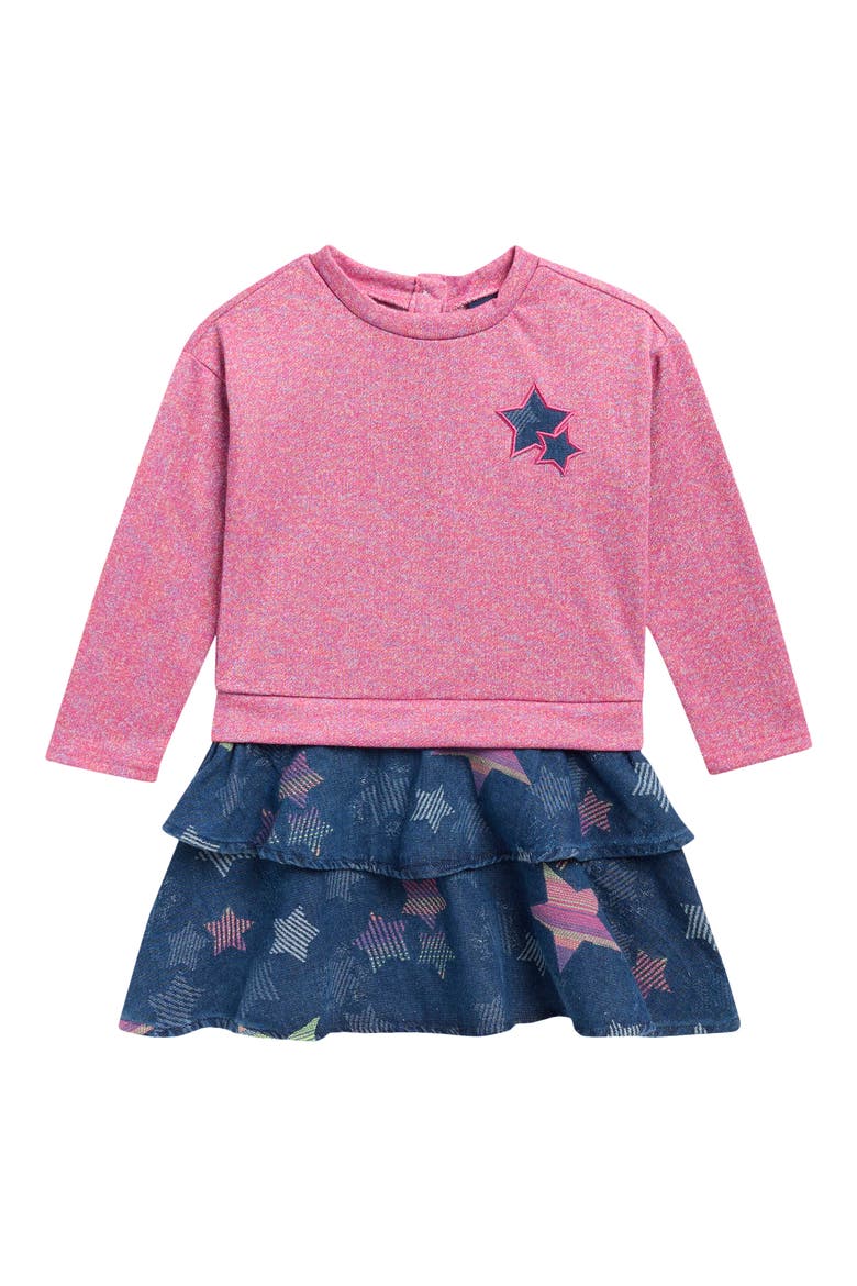 Kids' Tiered Dress, Main, color, PINK
