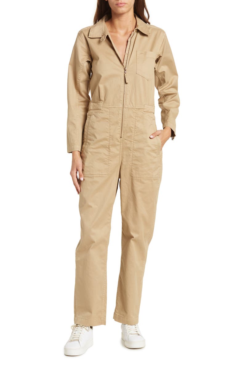 Alex Mill Judd Stretch Cotton Twill Boilersuit, Main, color,