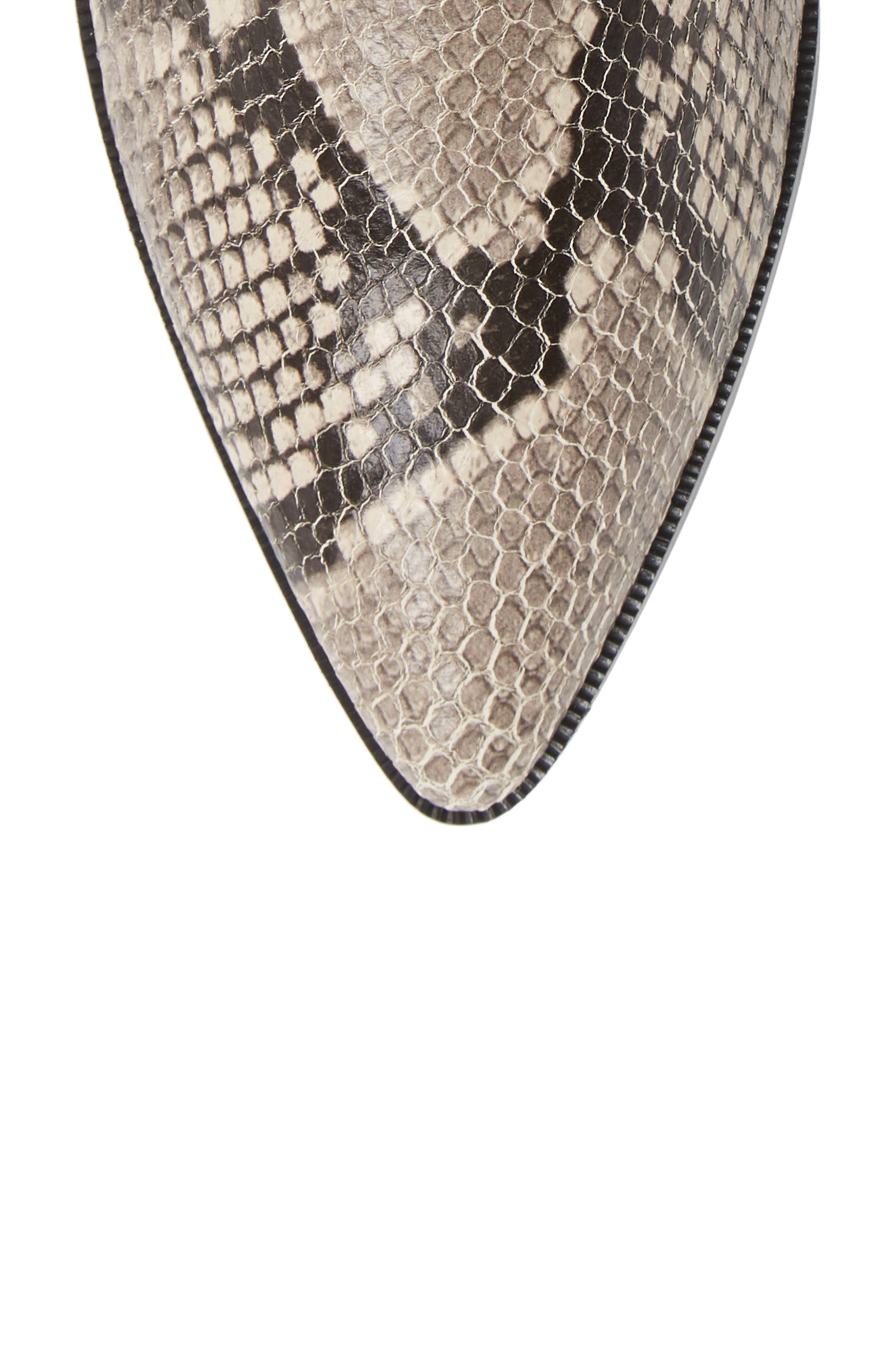 Café Boot, Alternate, color, NATURAL SNAKE