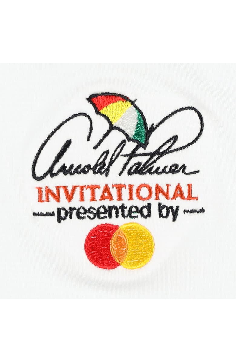 PUMA Men's Puma White Arnold Palmer Invitational Lightweight Quarter-Zip YOU-V Jacket, Alternate, color, White