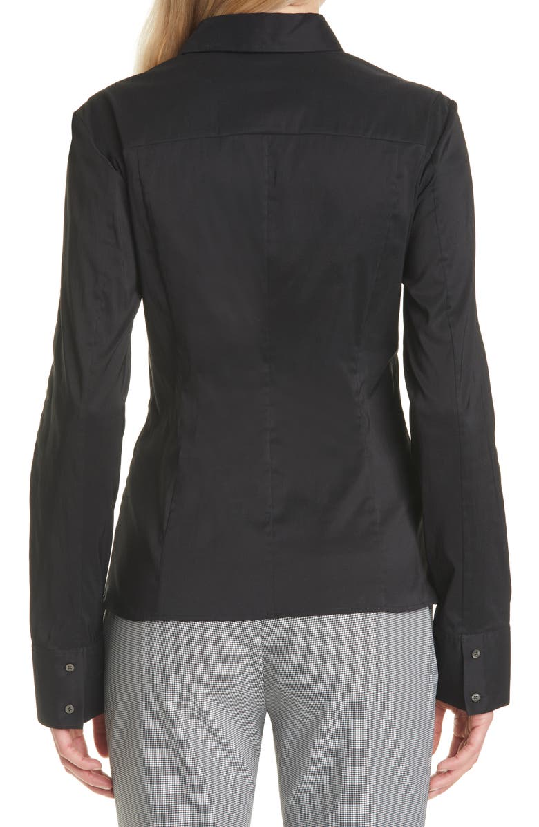 BOSS 'Bashina' Stretch Poplin Shirt, Alternate, color,