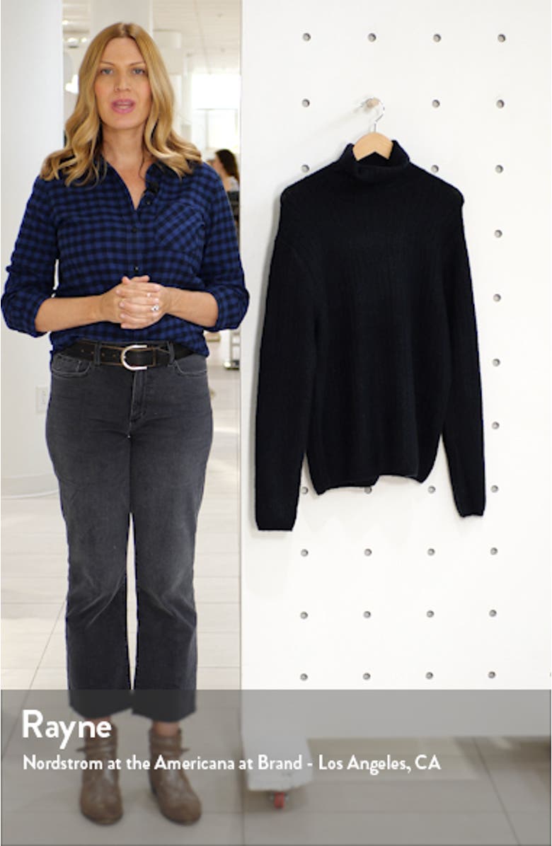 Harlow Ribbed Turtleneck Sweater, sales video thumbnail