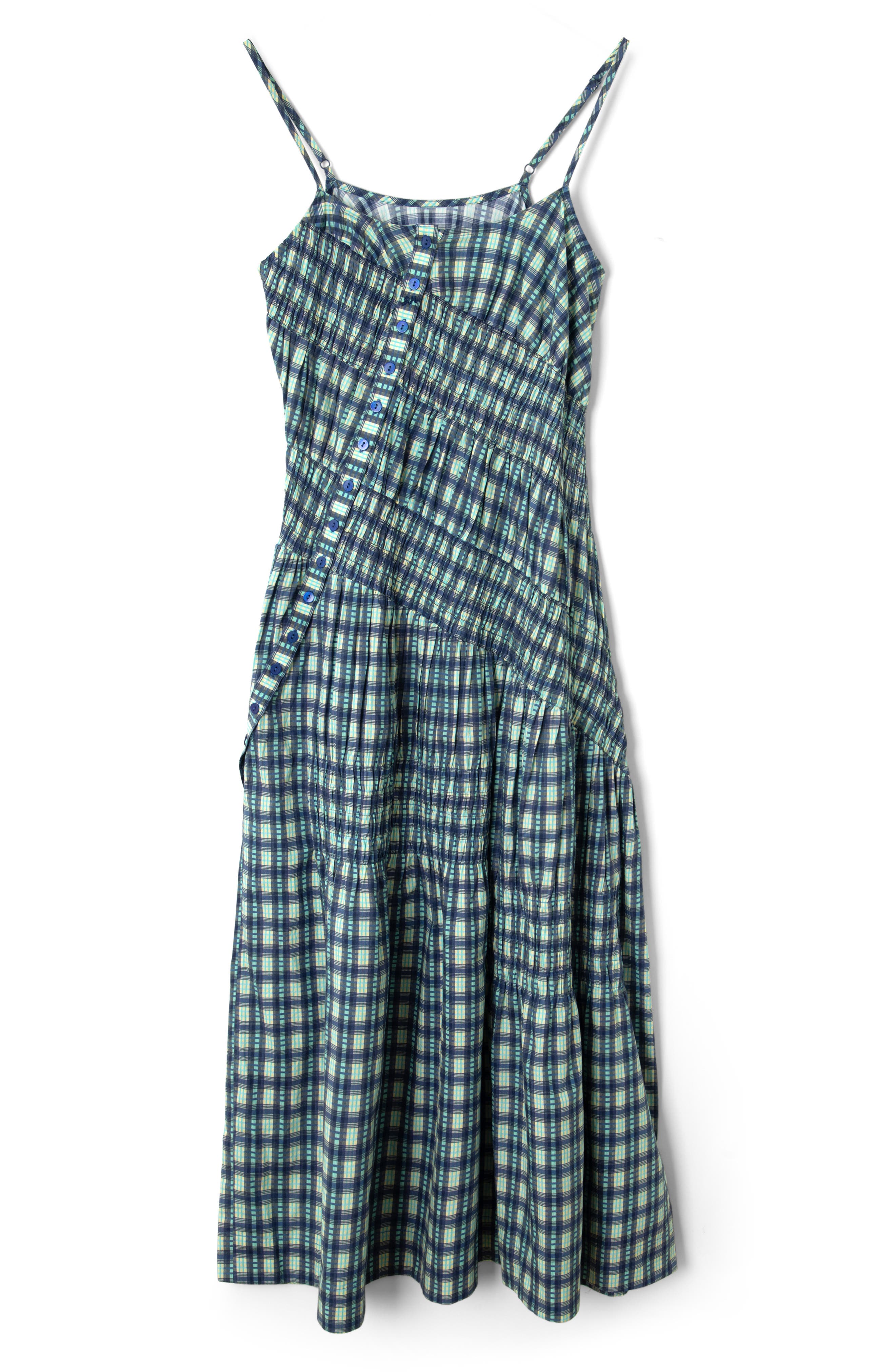 Lyra Check Sleeveless Midi Dress (Women) | Nordstrom