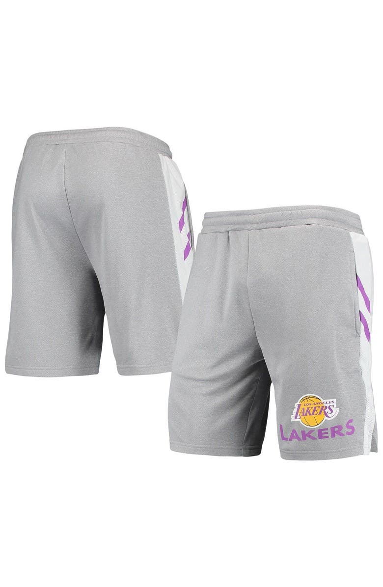 CONCEPTS SPORT Men's Concepts Sport Gray Los Angeles Lakers Stature Shorts, Main, color, Gray