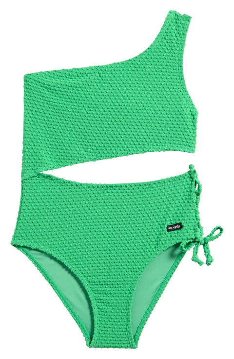 Kids' Cutout One-Piece Swimsuit (Big Kid)