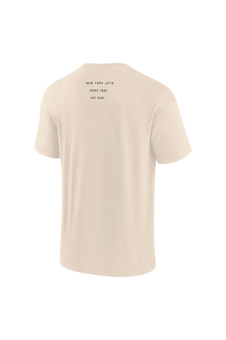 Men's Fanatics Cream New York Jets Elements Weathered Tonal Future Ground T-Shirt, Alternate, color, Cream