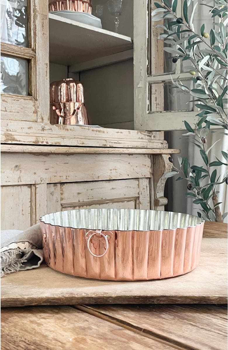 Coppermill Kitchen Vintage Inspired Copper Cake Pan, Alternate, color, Copper