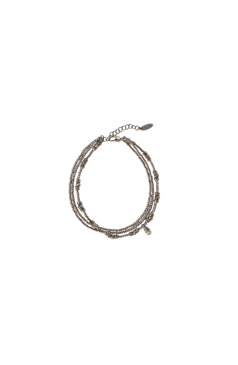 Brunello Cucinelli Sterling Silver anklet, Main, color, Silver