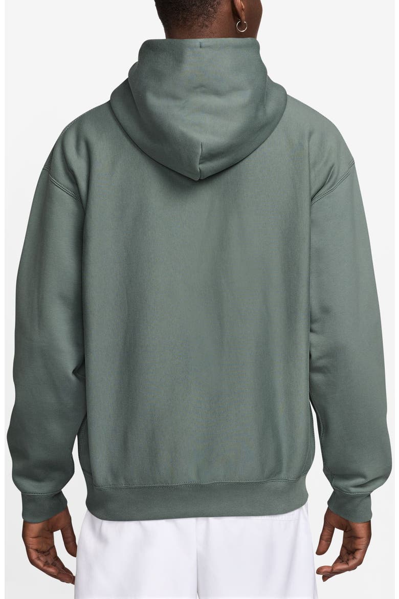 Life Fleece Full Zip Hoodie, Alternate, color, CLAY GREEN/ WHITE