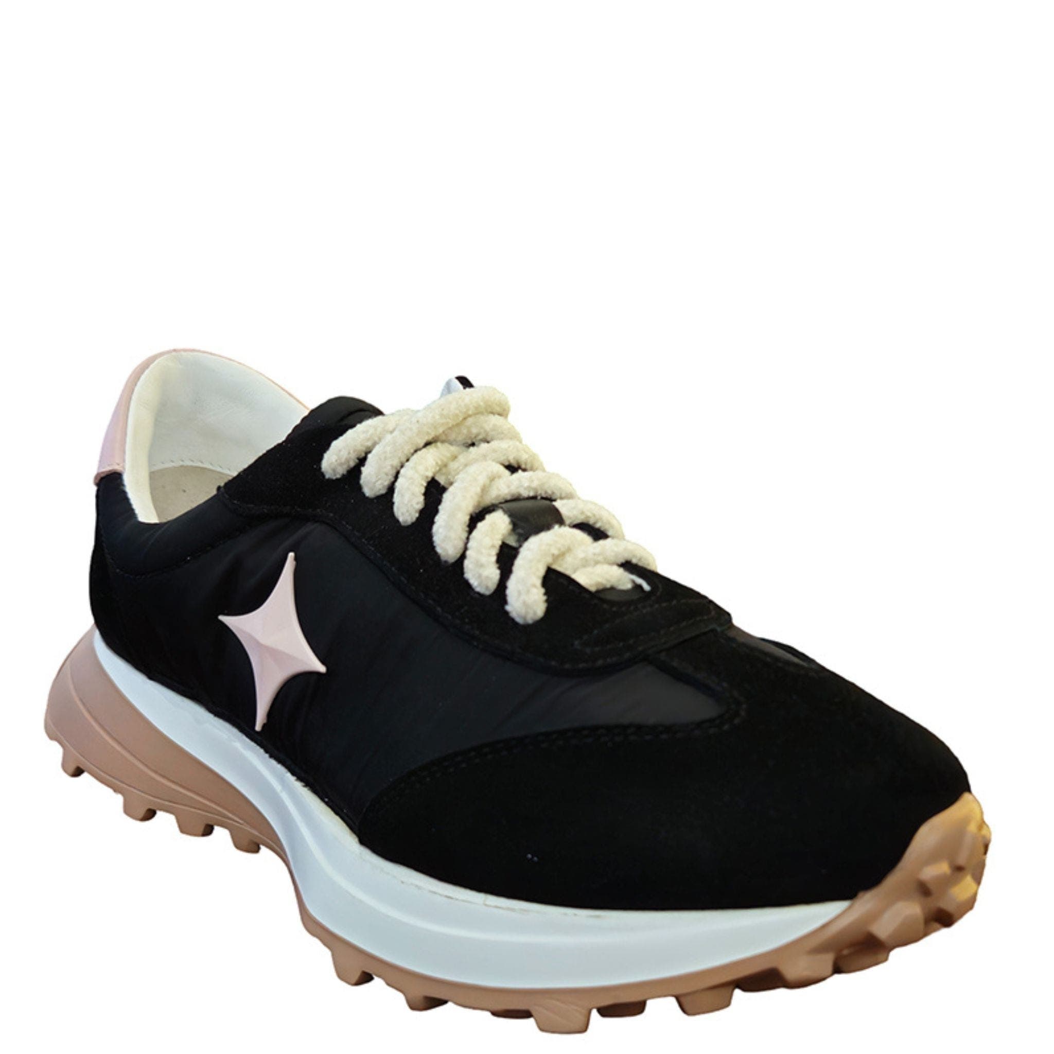 Madison Maison Star Jogger Sneaker, Alternate, color, Black