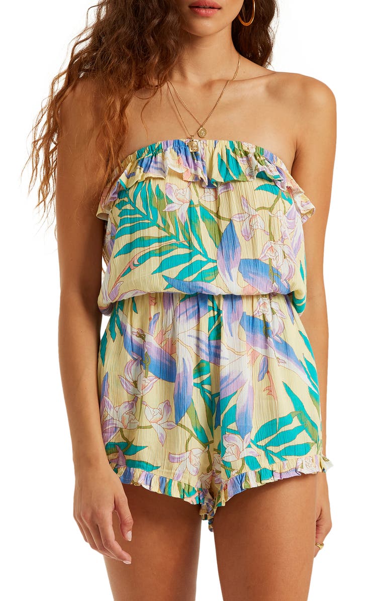 Billabong Pocket Flower Romper, Main, color,