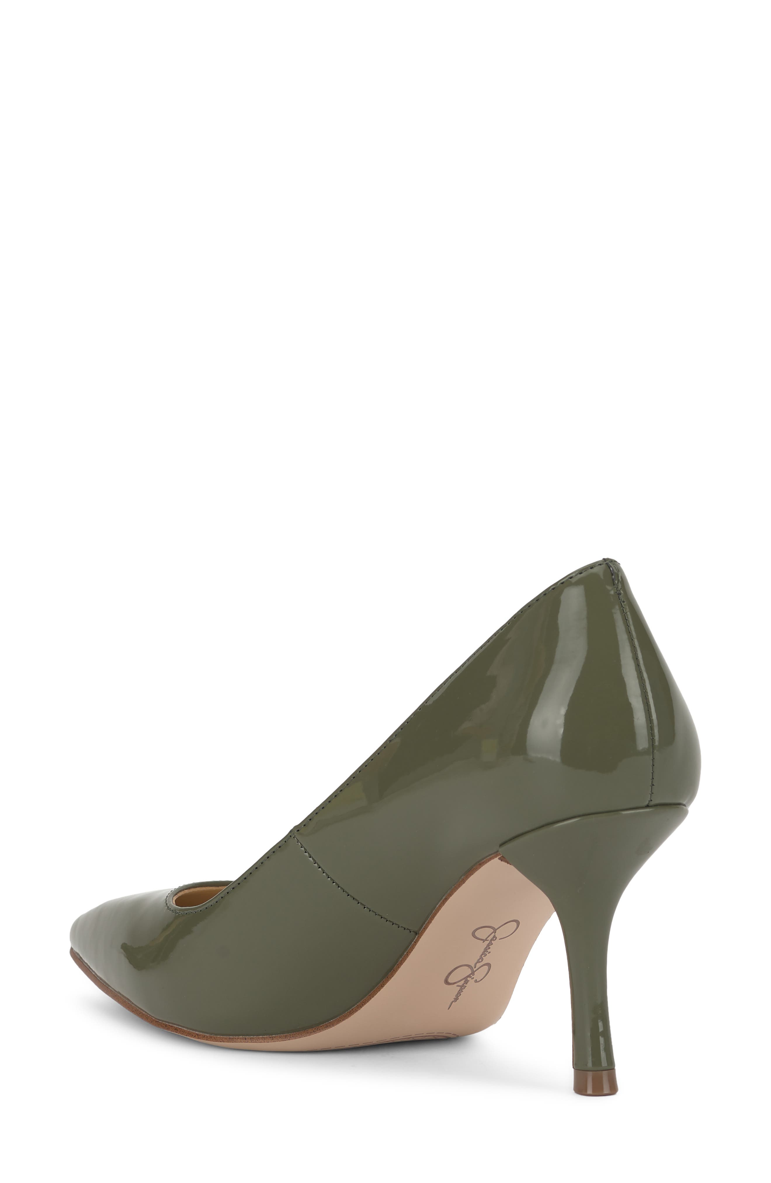Voemi Pointed Toe Pump, Alternate, color, LIGHT MOSS GREEN
