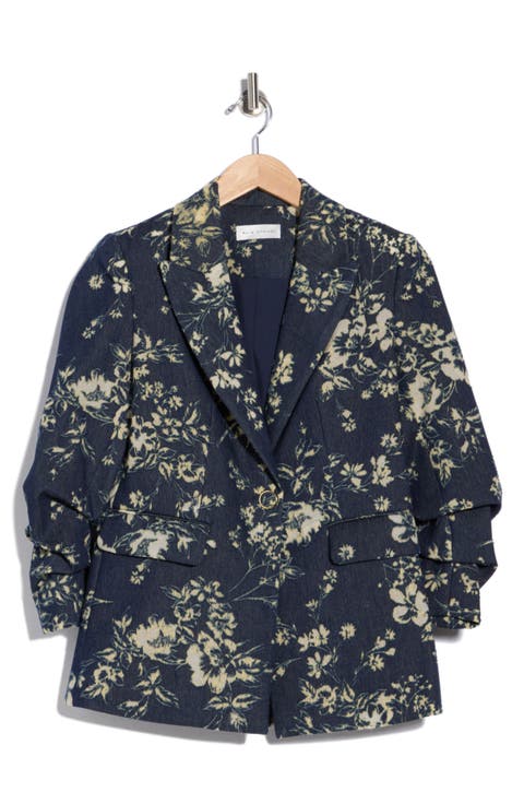 The Gabby Denim Burnout Jacket