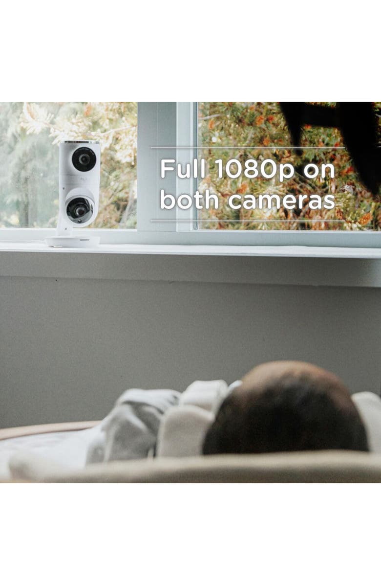 Hubble Connected Nursery Pal Dual Vision Camera, Alternate, color, White