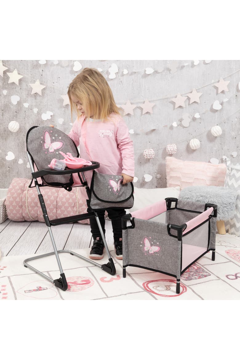 9 In 1 Doll Travel Bed Set, For Dolls Up to 18 Inches, Kids 3+, Alternate, color, Multicolored