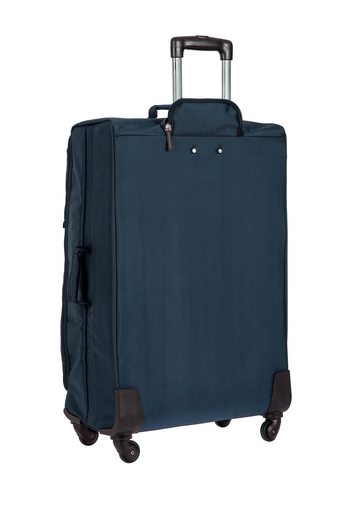 Bric's 30" Nylon Spinner with Frame Suitcase, Alternate, color, Blue/Dark Brown