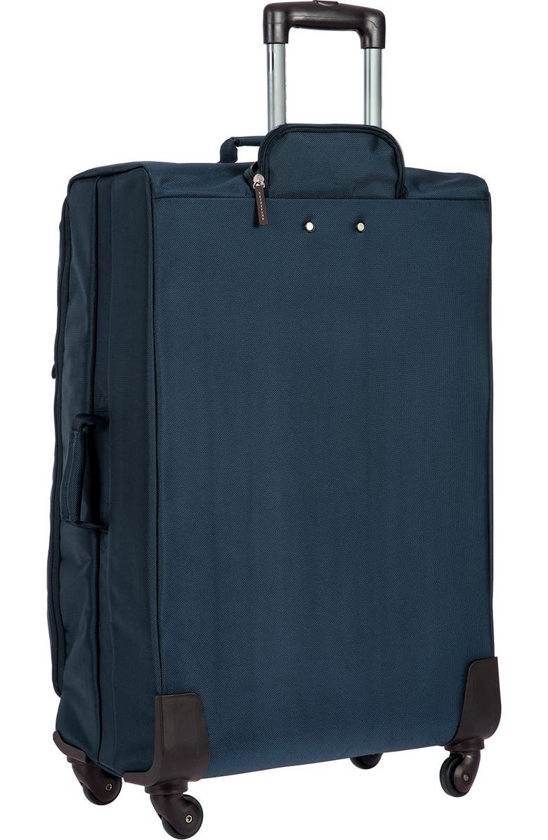 Bric's 30" Nylon Spinner with Frame Suitcase, Alternate, color, Blue/Dark Brown