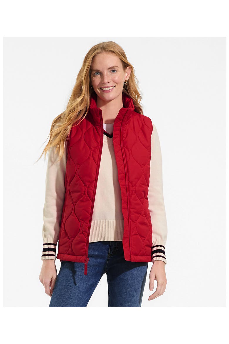 Featherfree Quilted Insulated Vest, Alternate, color, Compass Red