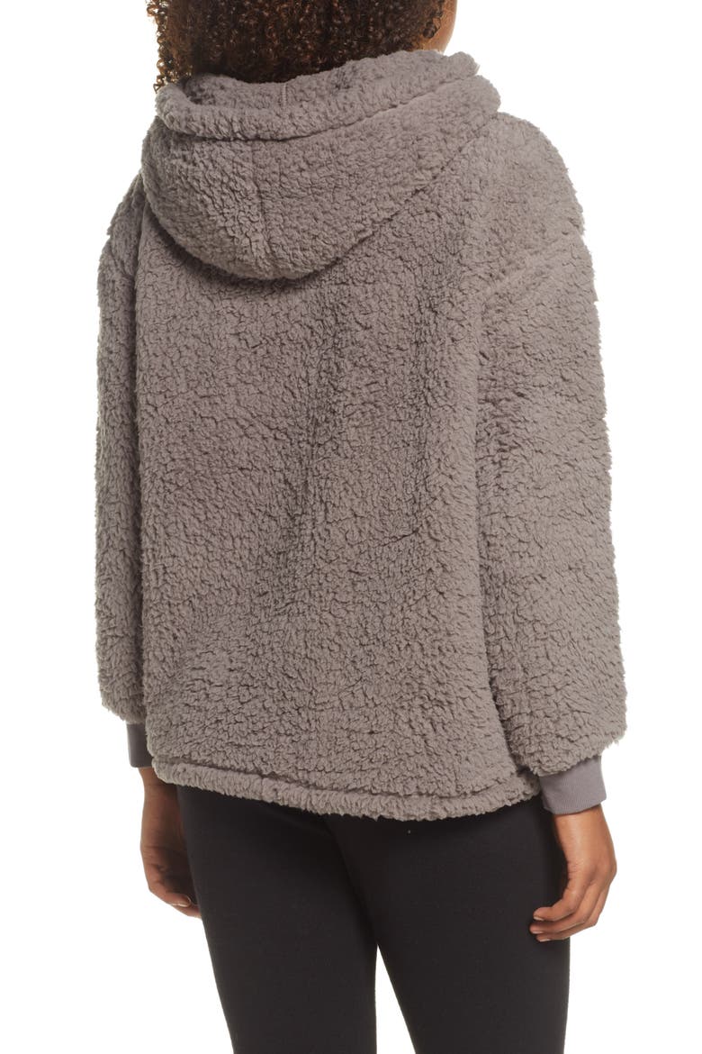 On a Cloud Fleece Hoodie, Alternate, color, GREY KITTEN