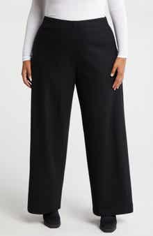 Eileen Fisher Wool Wide Leg Pants