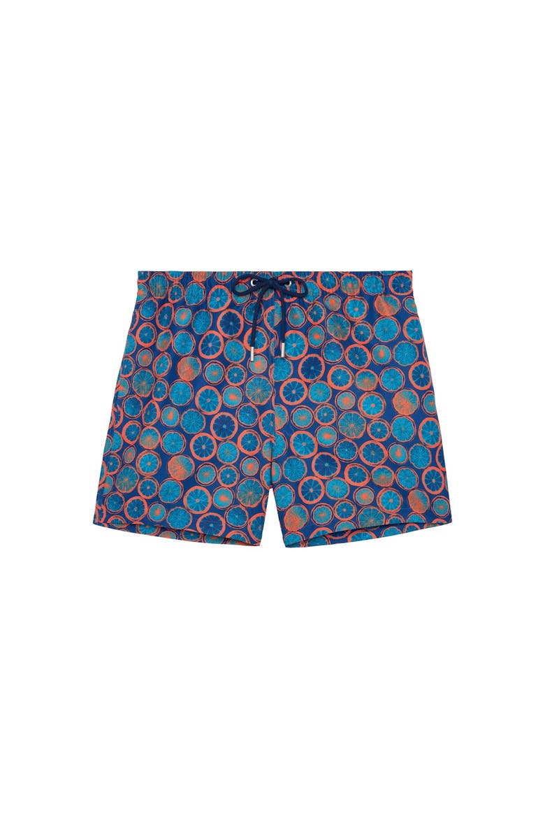 Trapani Beach Boxer, Main, color, Navy Print