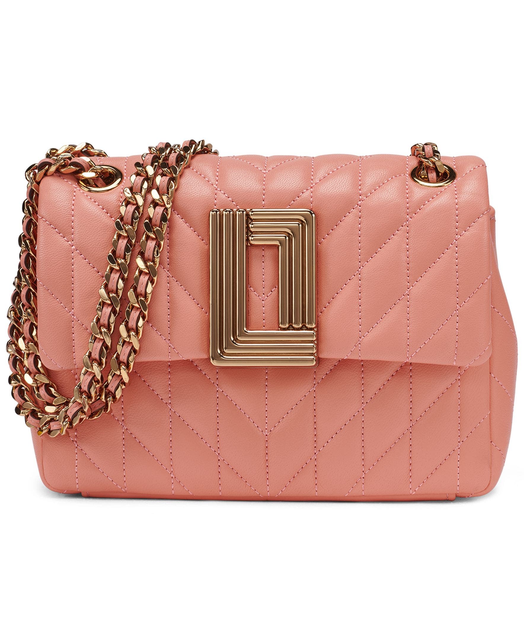 KARL LAGERFELD PARIS Lafayette Crossbody, Main, color, Sun Coral