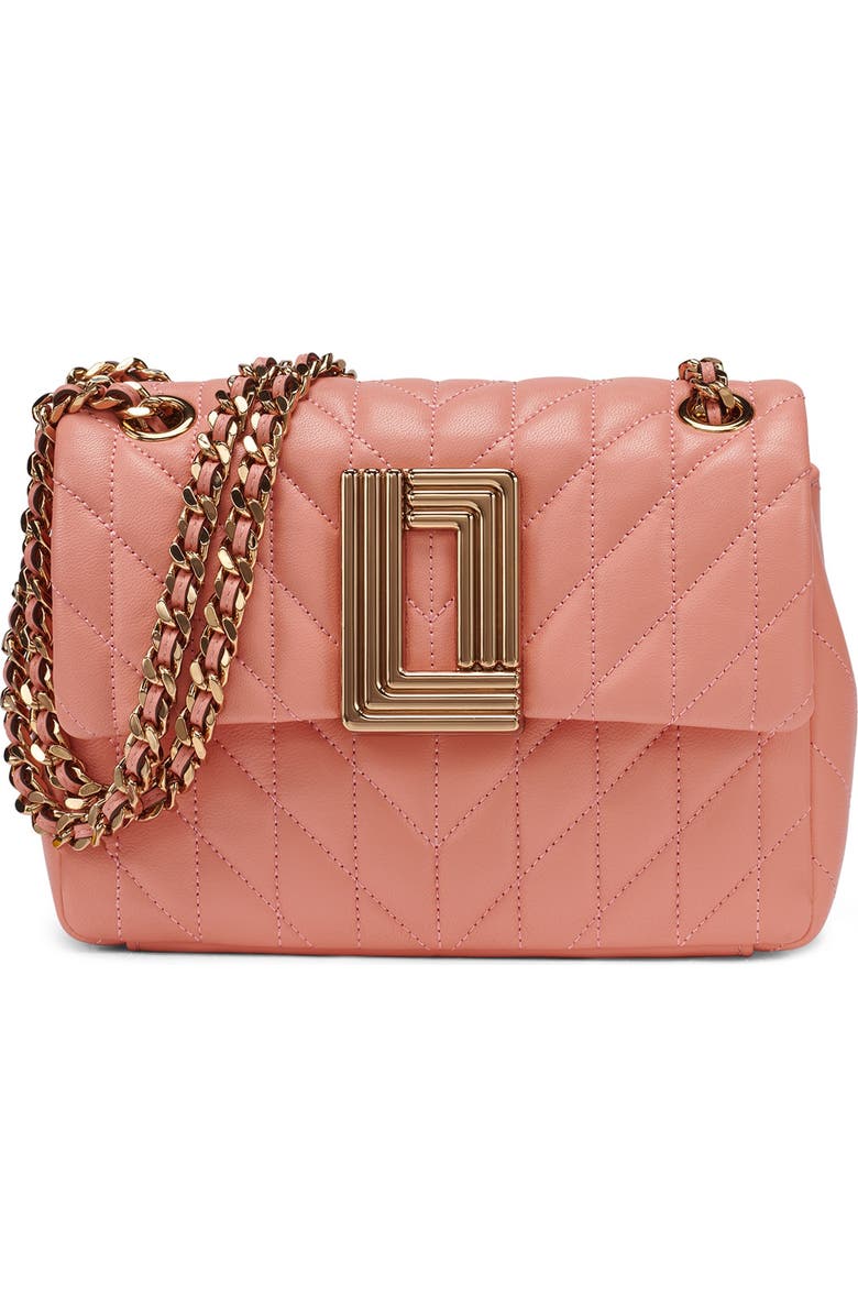 KARL LAGERFELD PARIS Lafayette Crossbody, Main, color, Sun Coral