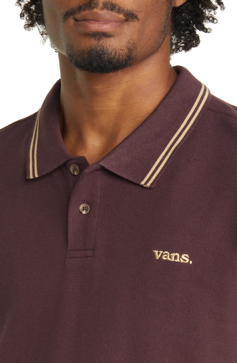 Vans Halecrest Tipped Polo, Alternate, color, 