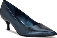 Nine West Sisko Pointed Toe Kitten Heel Pump