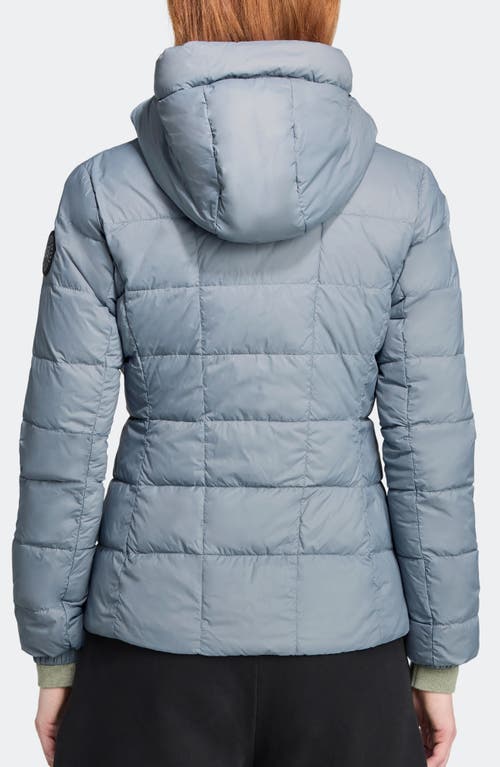 Shop Canada Goose Abbott Hooded 750 Fill Power Down Jacket In Light Ozone Blue