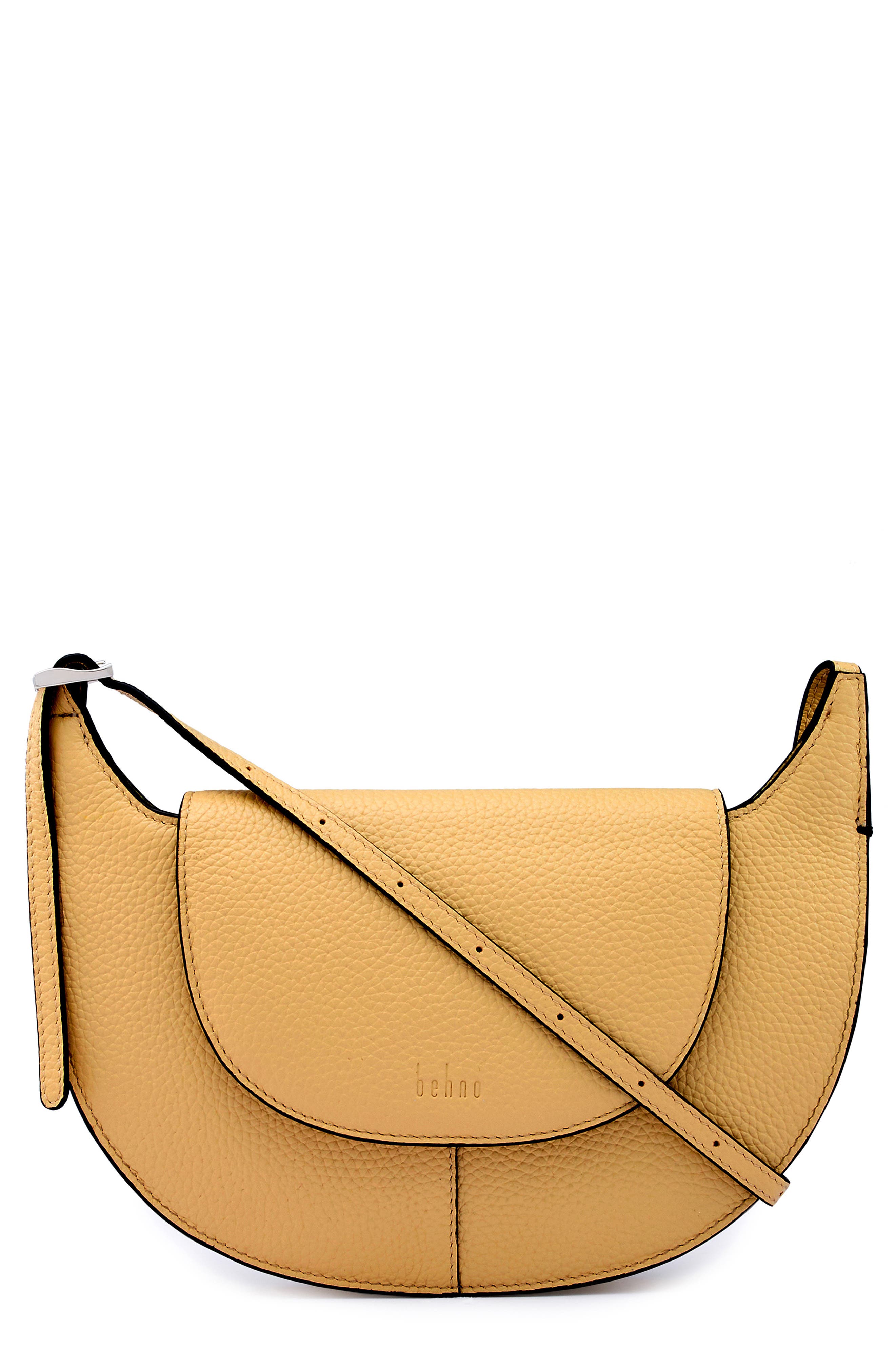 behno Nadia Leather Crossbody Bag, Main, color, 