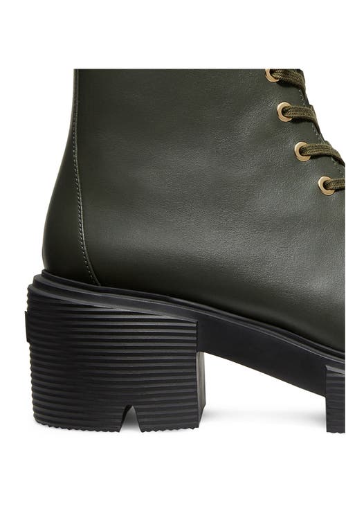 Stuart Weitzman Soho Bootie In Cargo Green