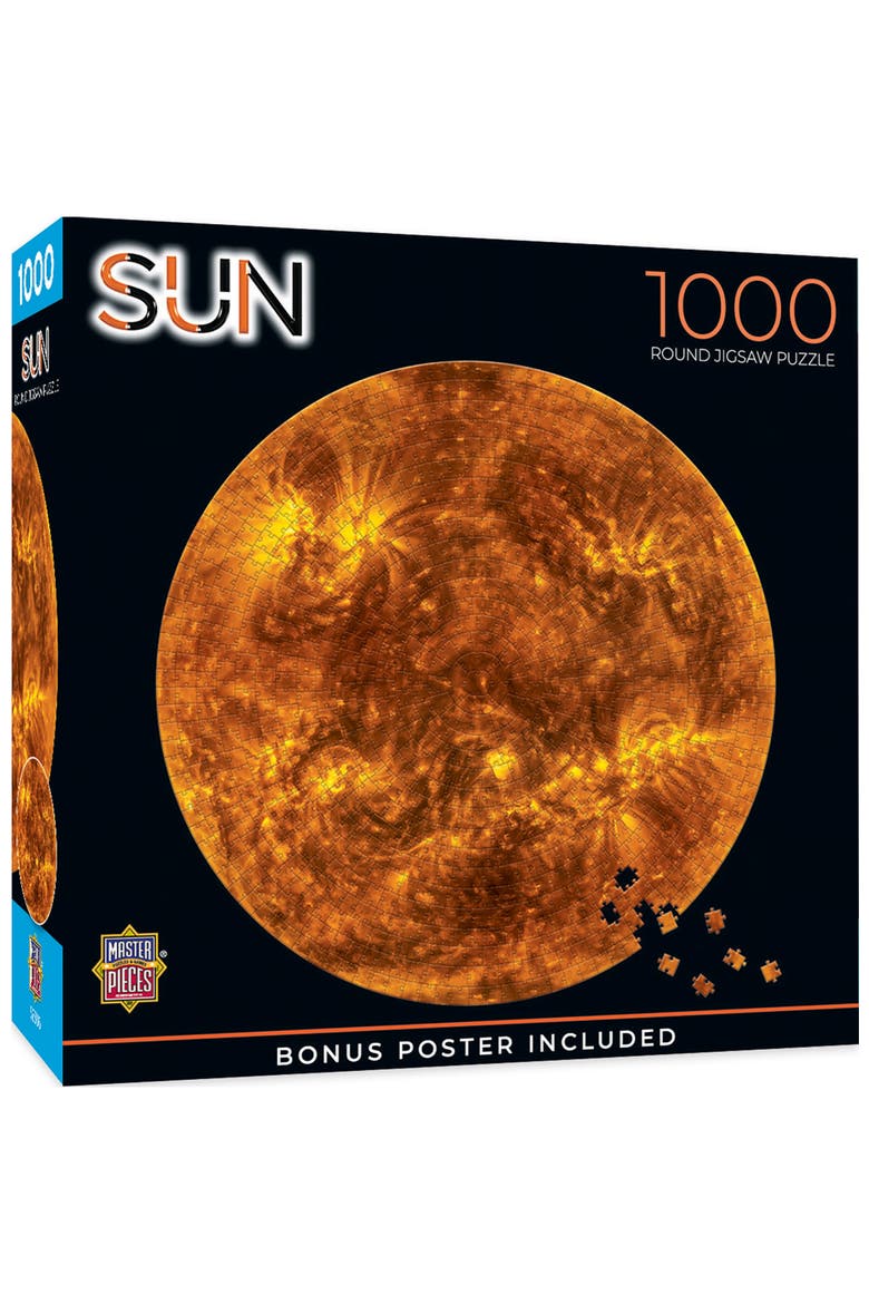 The Sun 1000 Piece Round Jigsaw Puzzle, Main, color, Multicolor