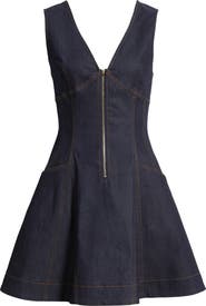 FREEMARKET Sleeveless Denim Minidress