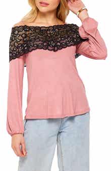 BLUEGREY Drop Shoulder Lace Tunic