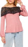 BLUEGREY Drop Shoulder Lace Tunic