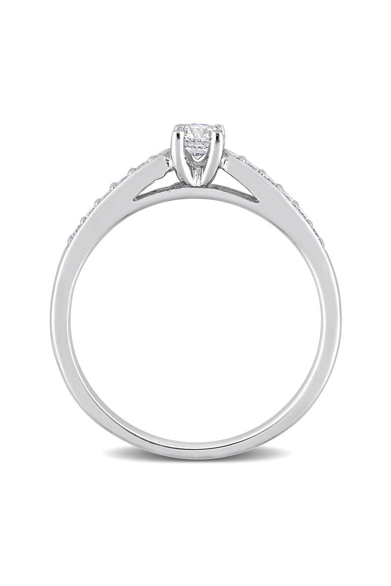 Diamond Engagement Ring - 0.32ctw, Alternate, color, WHITE
