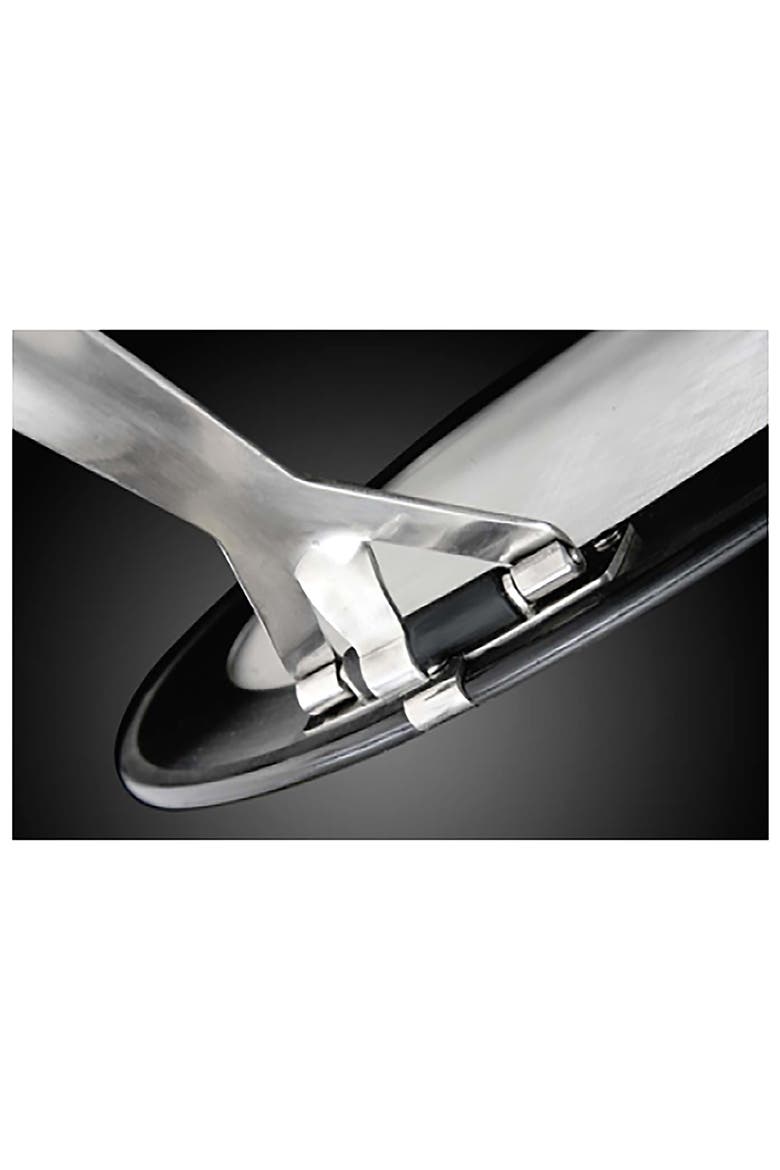 12-Inch Stainless Steel Splatter Guard, Alternate, color, SILVER
