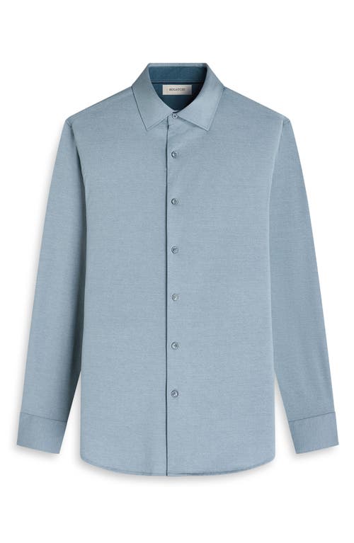 Bugatchi Jimmy Ooohcotton® Button-up Shirt In Blue