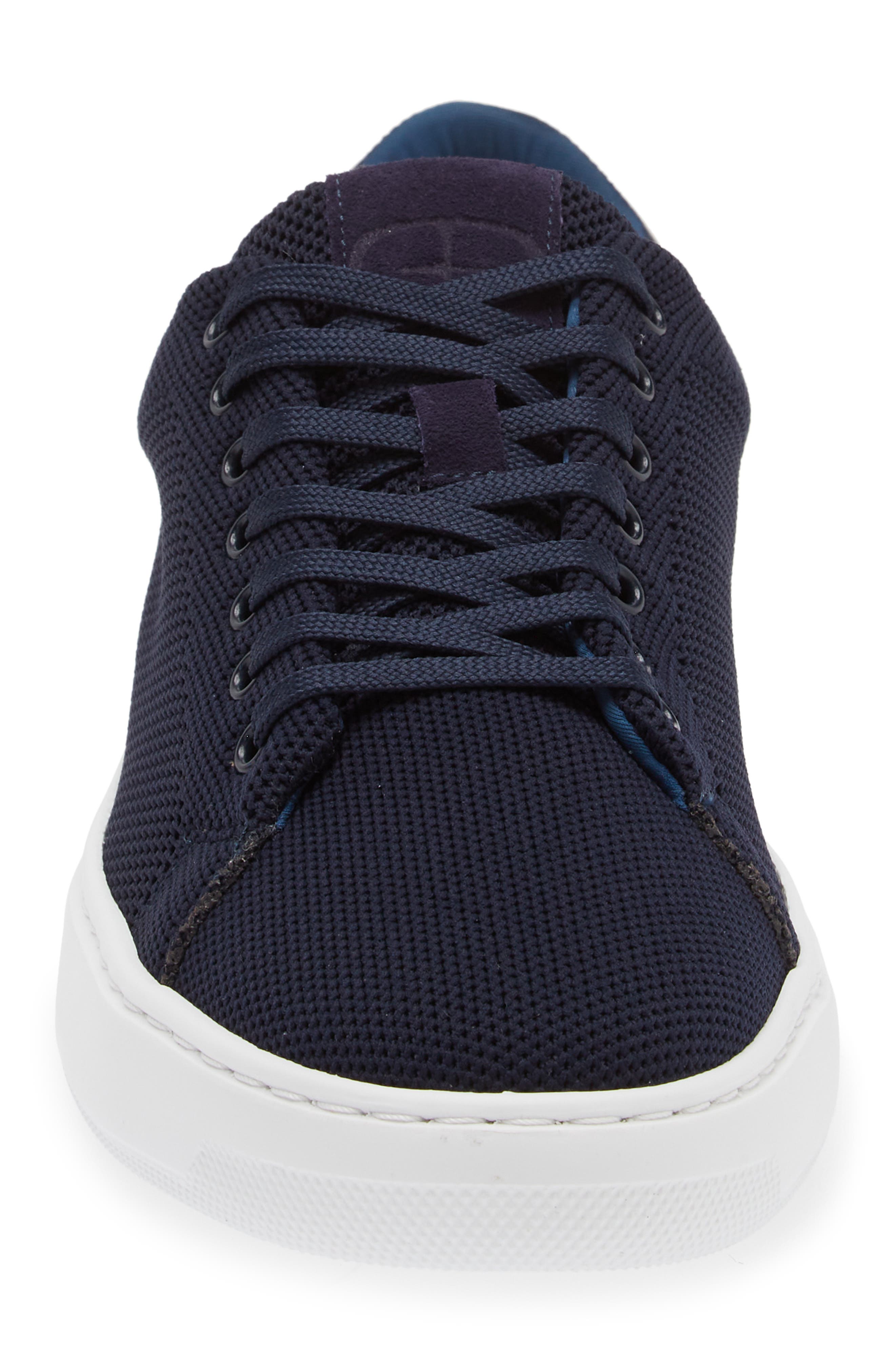 G Brown Puff Knit Low Top Sneaker, Alternate, color, Navy/ Navy