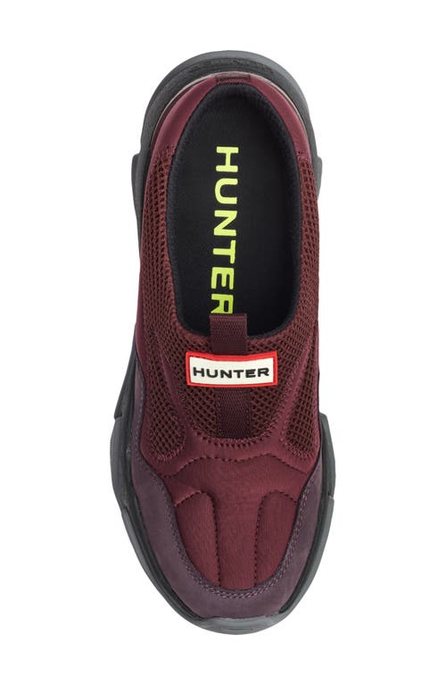 Hunter Darisa Water Repellent Slip-on Shoe In Red