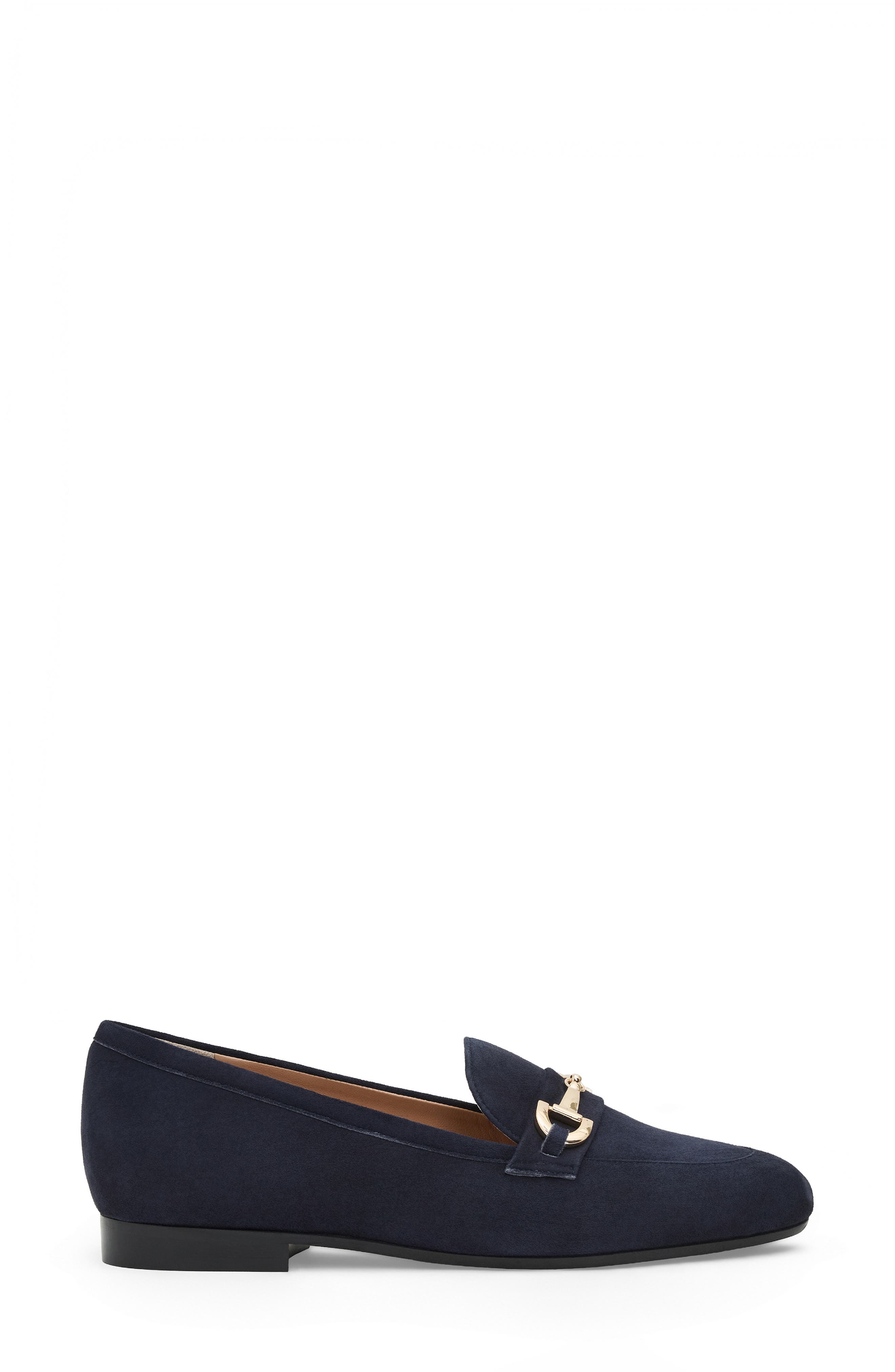 Lumera Bit Loafer, Alternate, color, NAVY SUEDE