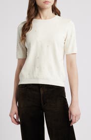 FRAME The Droplet Silk & Cotton Sweater
