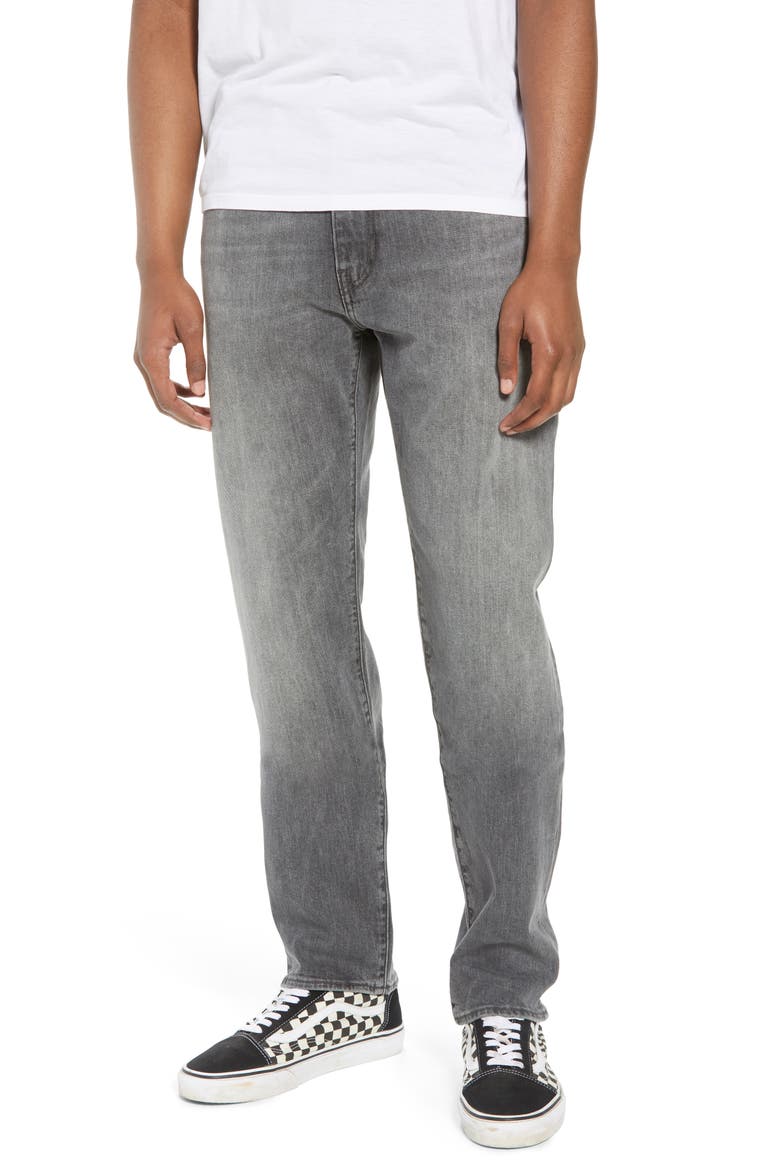 Levi's® 502™ Slouchy Slim Fit Jeans, Main, color, GREY WASH