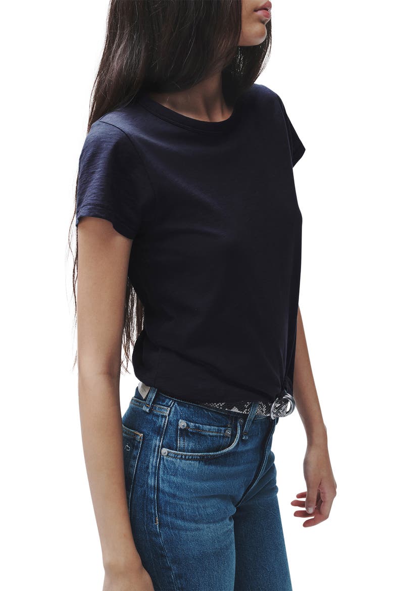 The Slub Organic Pima Cotton T-Shirt, Alternate, color, SALUTE