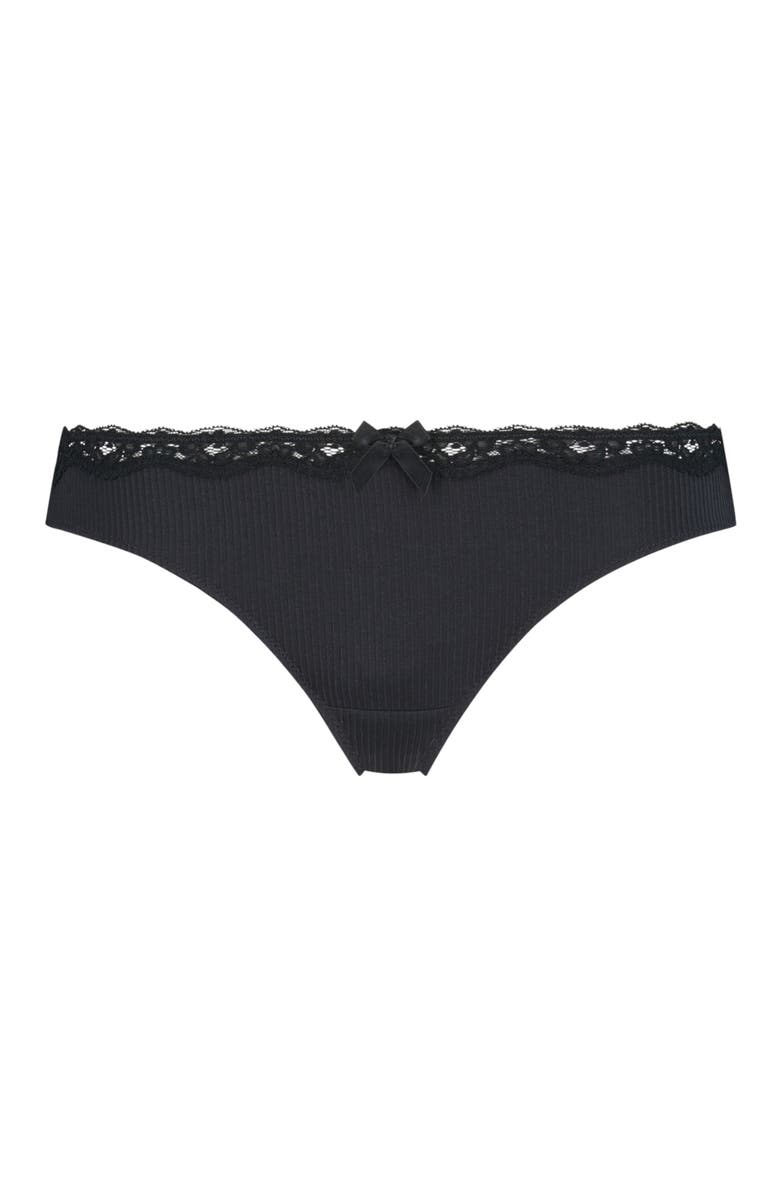 Hunkemöller Lola Thong, Alternate, color, Caviar